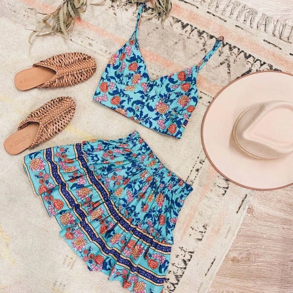 Floral print skirt set - Picture 11 of 11